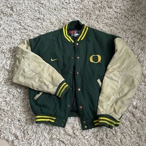 VTG Nike Oregon Ducks Leatherman Jacket